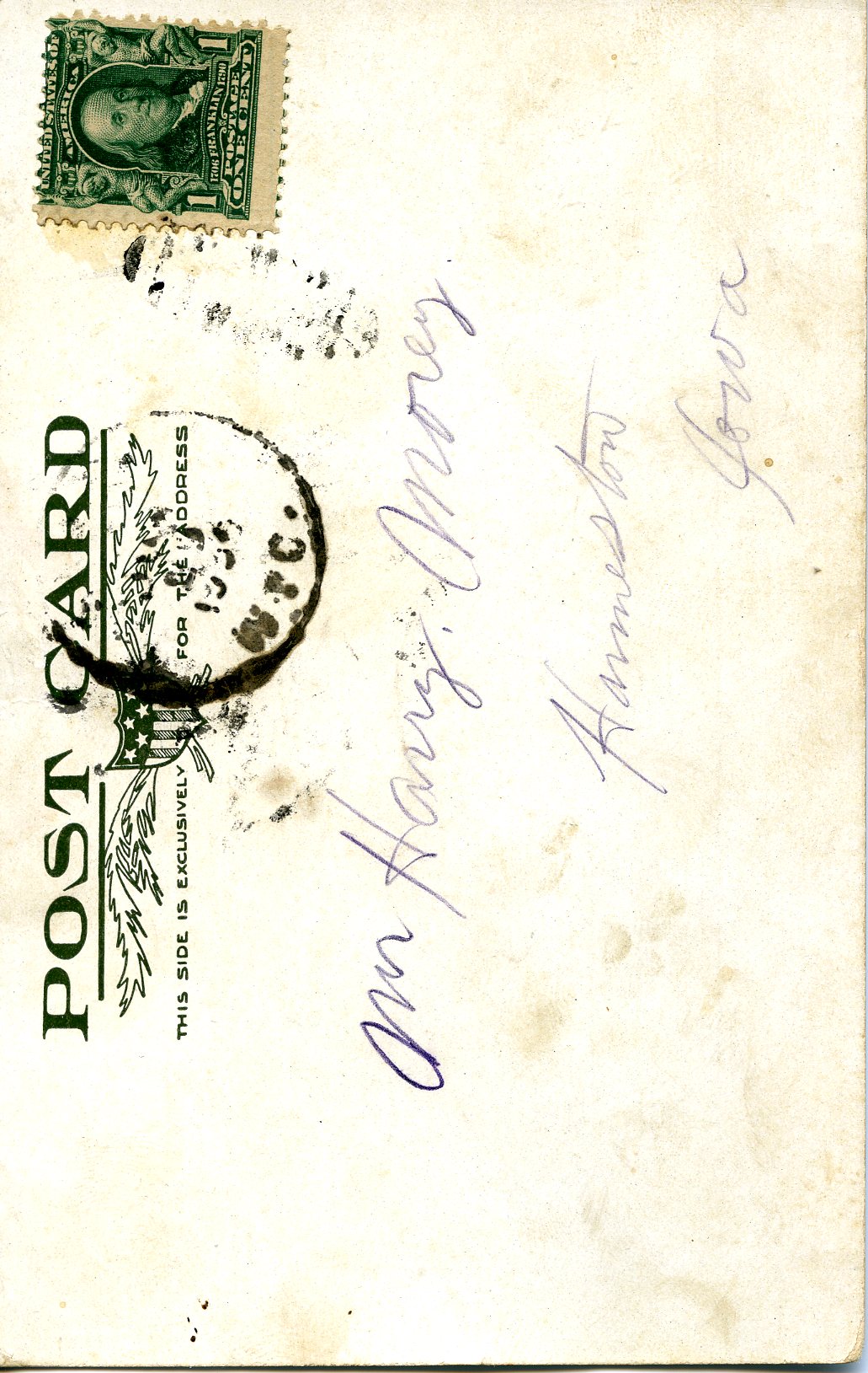 Dayton, Wyoming Postcard, obverse