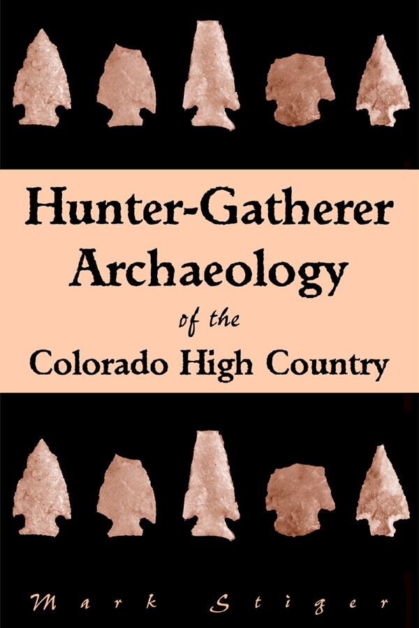University Press of Colorado - Frontiers in Colorado Paleoindian Archaeology